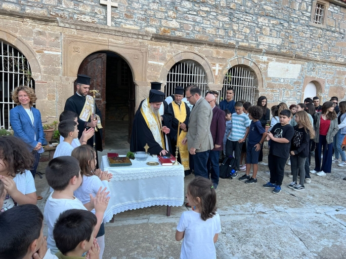 Αγιασμός στα Ελληνικά Σχολεία της Ίμβρου