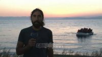 Ηλίας Μαραβάς: Ο Καλαματιανός δημοσιογράφος που «υποδέχεται» τους πρόσφυγες στη Λέσβο (pics)