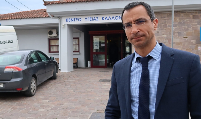 Ο Ιάσονας Πιπίνης στο Κέντρο Υγείας Καλλονής 