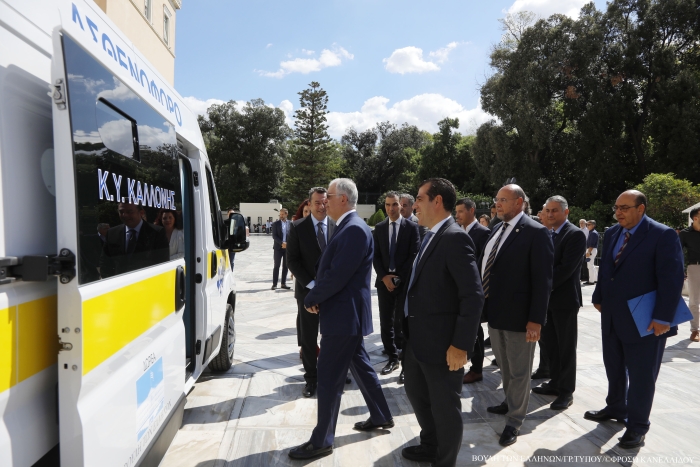 Δωρεά ασθενοφόρου στο Κέντρο Υγείας Καλλονής Λέσβου