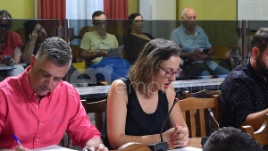H επικεφαλής της Λαϊκής Συσπείρωσης, Νίκη Τσιριγώτη 