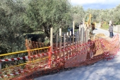 Τοιχίο αντιστήριξης στο Πυργί