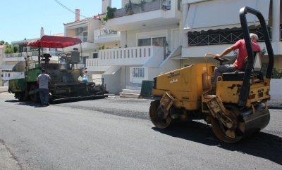 Ασφαλτόστρωση τμήματος Ελευθέριου Βενιζέλου και Ξενοφώντος