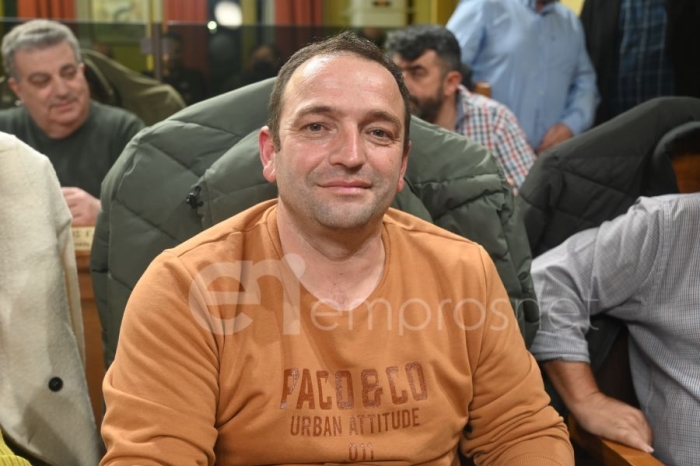 O αντιδήμαρχος Περιβάλλοντος και Πρωτογενούς Τομέα του Δήμου Μυτιλήνης, Χρήστος Τσιβγούλης 