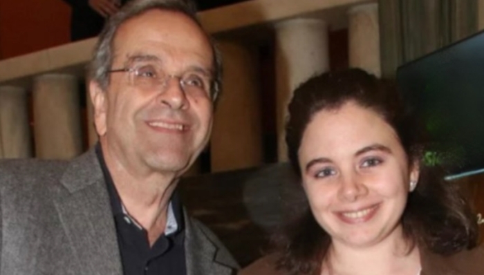 O πρώην Πρωθυπουργός Αντώνης Σαμαράς με την κόρη του Λένα 