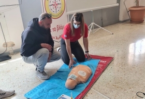Δράση εκπαίδευσης στη χρήση αυτόματων εξωτερικών απινιδωτών στη Δυτική Λέσβο