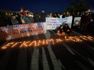 Στιγμιότυπο από την συγκέντρωση της 3 Μάρτη