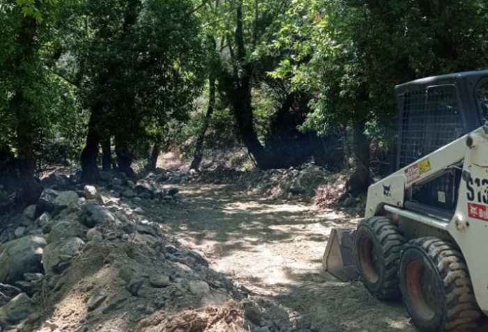 Αγροτικός δρόμος Περίτονο στην Αγιάσο