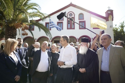 Επίσκεψη του Πρωθυπουργού Κυριάκου Μητσοτάκη στην Ατσική Λήμνου και στον Αγροτικό Συνεταιρισμό «Η Ένωση»