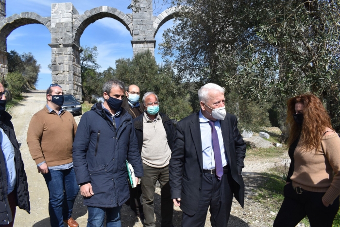 Δέσμευση Μουτζούρη για το Ρωμαϊκό Υδραγωγείο Μόριας