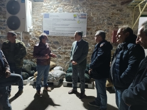 Στιγμιότυπο από τις επισκέψεις του κ. Αθανασίου