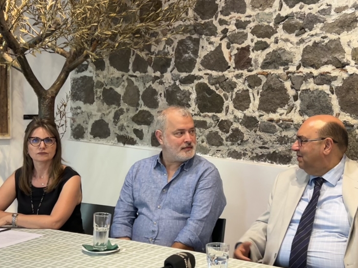 Στιγμιότυπο από την συνέντευξη Τύπου 