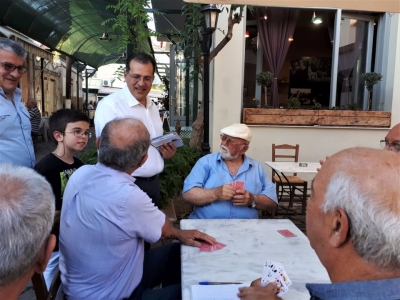 Επίσκεψη Θ. Βαλσαμίδη σε Πάμφιλα, Πηγή και Νέες Κυδωνίες