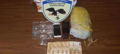 Επιχείρησαν να στείλουν με courier στη Μυτιλήνη κοκαΐνη και χασίς από τα Τρίκαλα