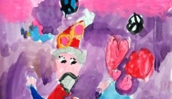 «Ζωγράφισε» η μόλις 4,5 ετών Αθανασία Κορομηλά-Κουτσκουδή από την Αγιάσο